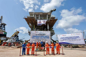 pertamina-hulu-energi-lepas-anjungan-baru-ke-pantai-utara-jawa
