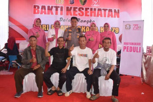 sambut-hut-bhayangkara-polres-kuansing-donorkan-64-kantong-darah-ke-pmi
